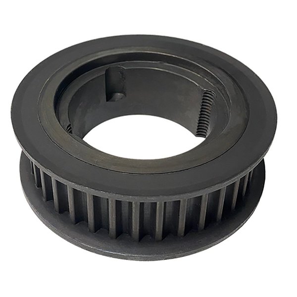 B B Manufacturing 41-8MX21-2012, Timing Pulley, Cast Iron, Black Oxide,  41-8MX21-2012